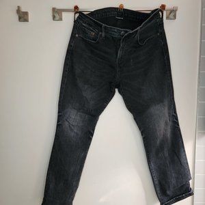 Men's American Eagle Original Straight Black Jeans - Size 34 x 32